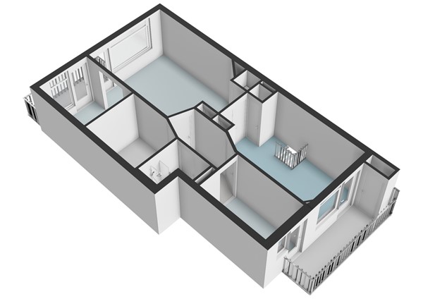 Floor plan - Esmoreitstraat 8H, 1055 CD Amsterdam 
